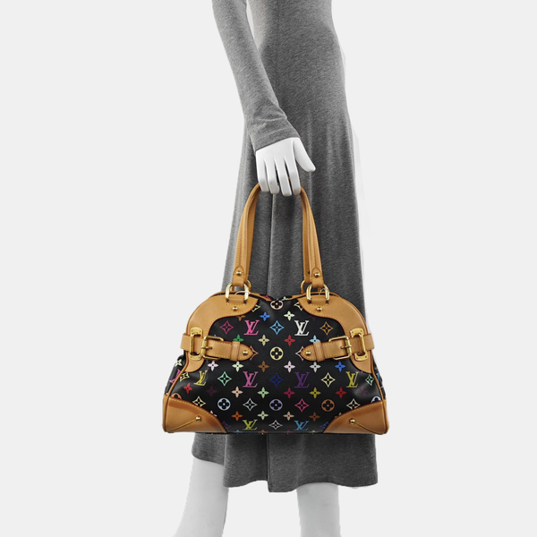 LV × TM CLAUDIA Monogram Coated Canvas Black
