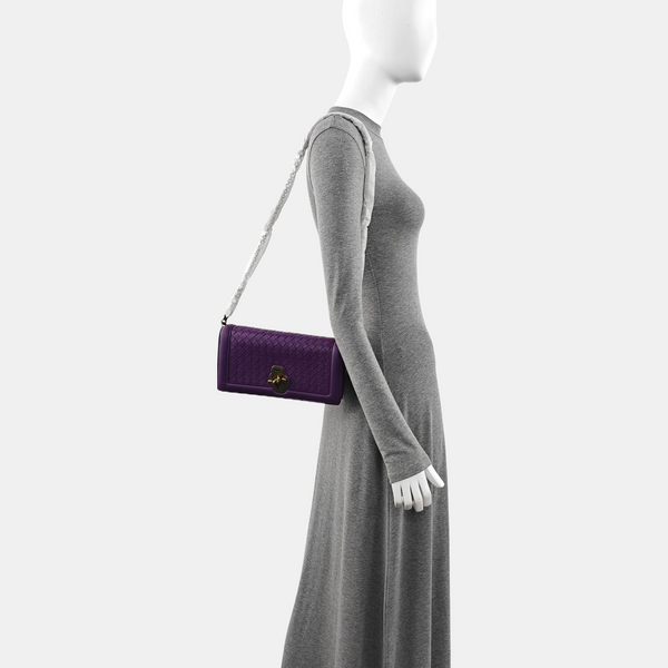 Olimpia Knot Lambskin Purple