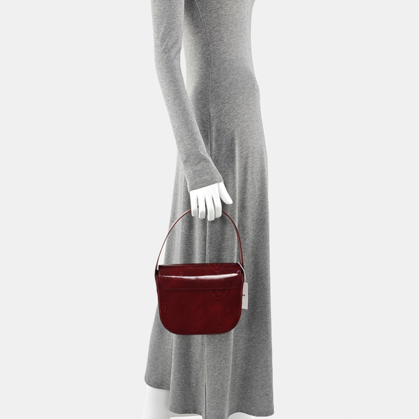 Calfskin Top Handle Bag Red