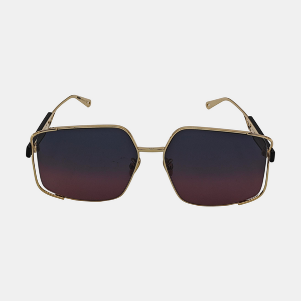 Metal Sunglasses Blue