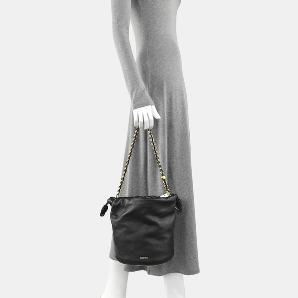 Flamenco Mini Lambskin Black