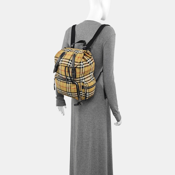 The Rucksack Medium Nylon Beige