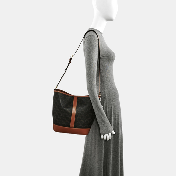 TRIOMPHE CANVAS Medium Coated Canvas Brown