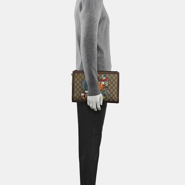 Disney X Gucci Monogram Coated Canvas Beige