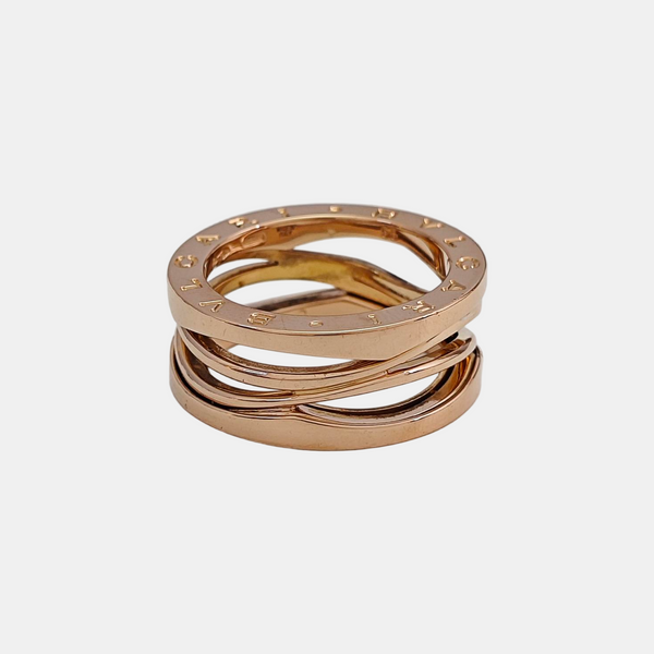 B.ZERO1 18k Rose Gold Ring EU 55