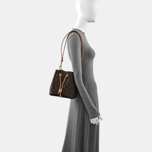 NÉONOÉ BB Monogram Coated Canvas Brown