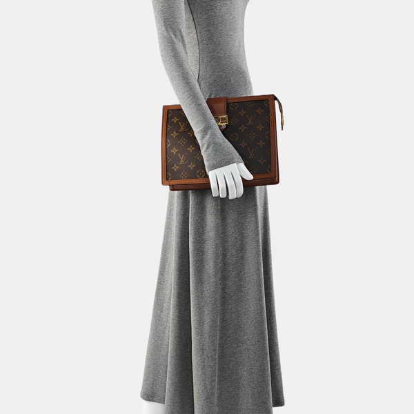 DAUPHINE Monogram Coated Canvas Brown