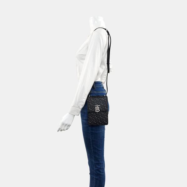 Coated Canvas Crossbody Bag Multicolor