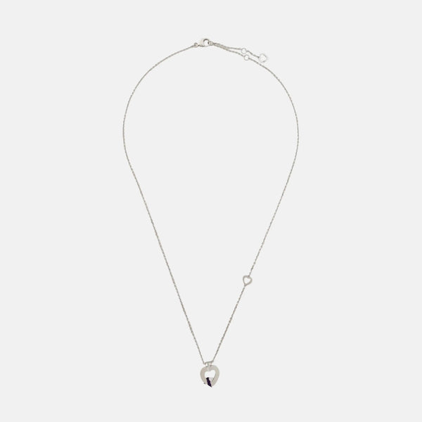 18k White Gold Silver Necklace