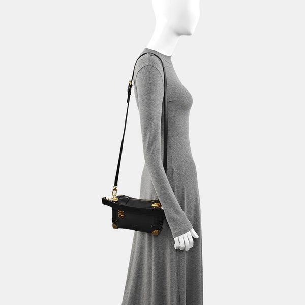 SIDE TRUNK PM Calfskin Black