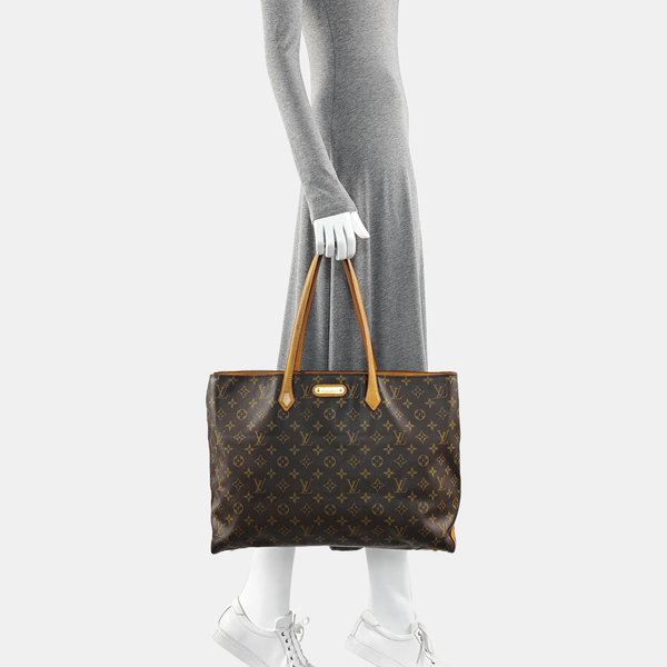 WILSHIRE GM Monogram Coated Canvas Brown