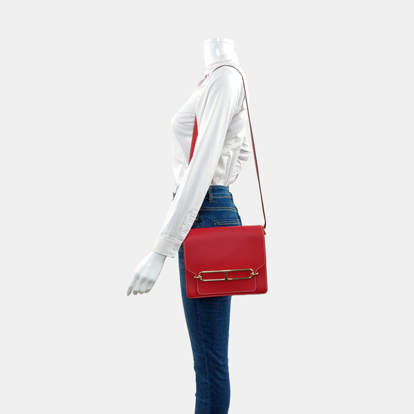 Authenticated pre-owned Roulis Small Evercolor Red - Shoulder Bag at Looply