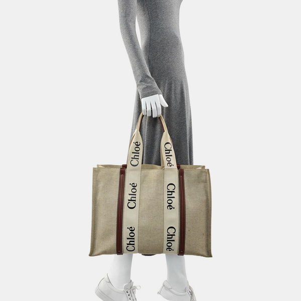 Woody Large Canvas Beige