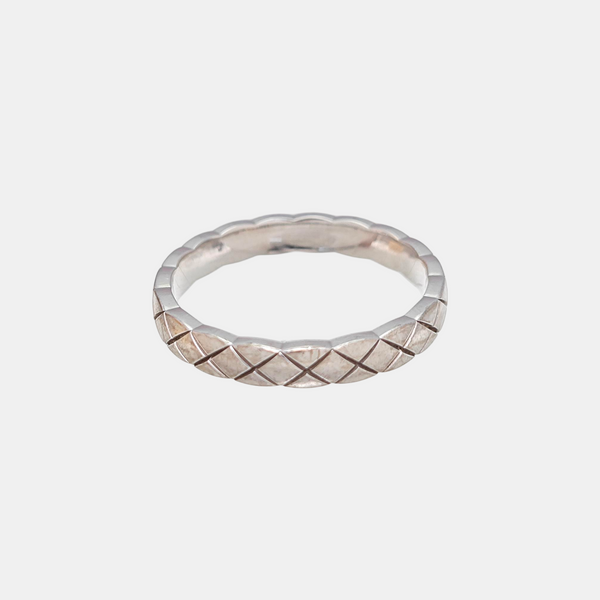 COCOCRUSH 18k White Gold Silver Ring EU 56