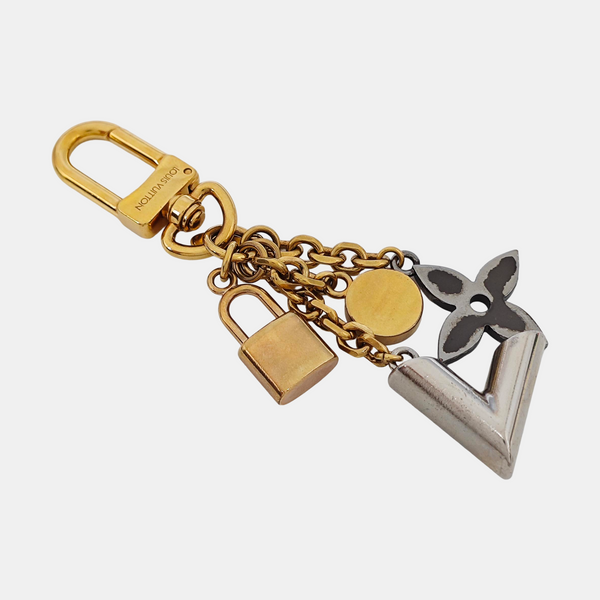 Metal Bag Charm Gold
