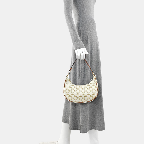 AVA Medium Coated Canvas White