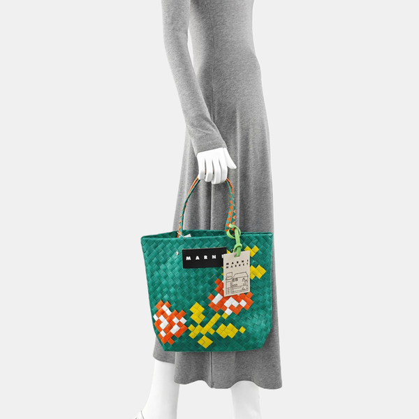 Special Material Top Handle Bag Multicolor