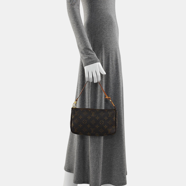 ACCESSOIRES Monogram Coated Canvas Brown