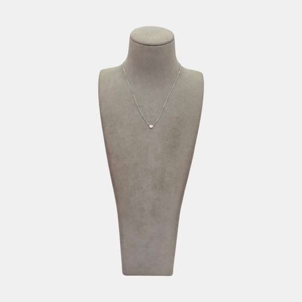 CARTIER D'AMOUR 18k White Gold Silver Necklace