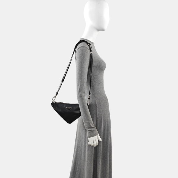 Calfskin Shoulder Bag Black