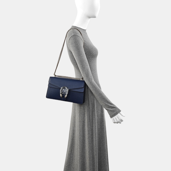 Authenticated pre-owned Dionysus Small Calfskin Blue - Shoulder Bag at Looply