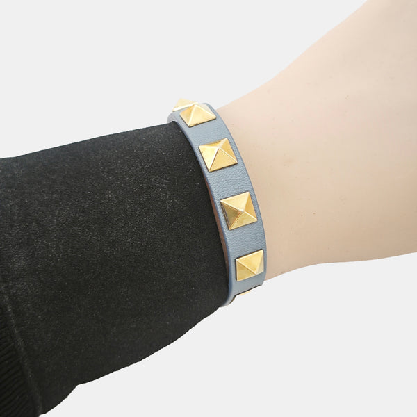 Leather Blue Bracelet
