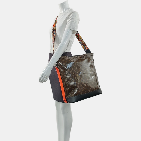EXPLORER Monogram Coated Canvas Brown