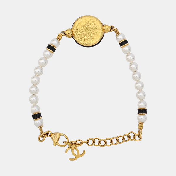 Faux Pearl White Bracelet