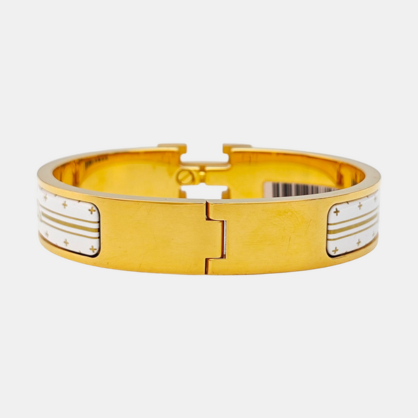 Clic H Metal Gold Bangle