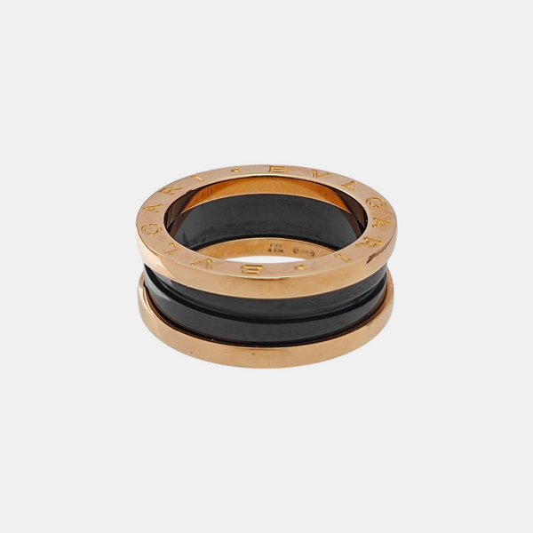 B.ZERO1 18k Rose Gold Ring EU 52