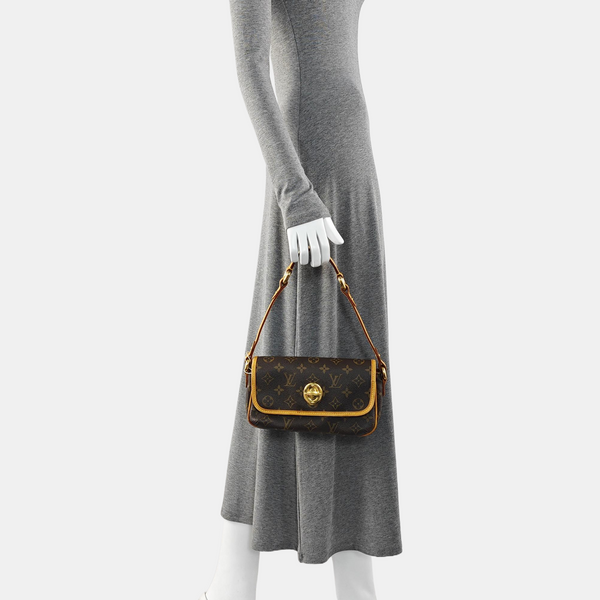 TIKAL Monogram Coated Canvas Brown
