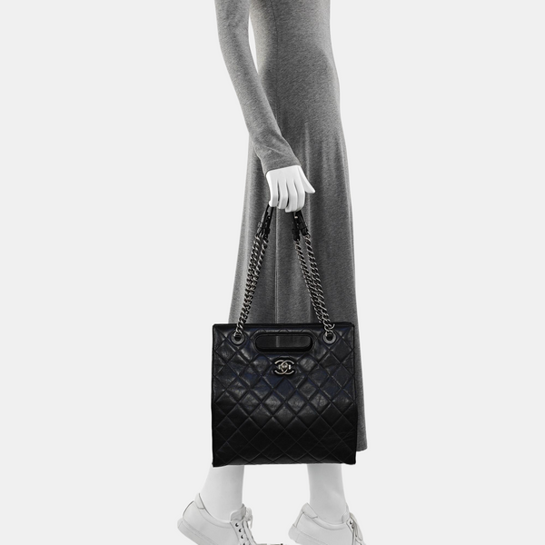 Quilted Calfskin Black
