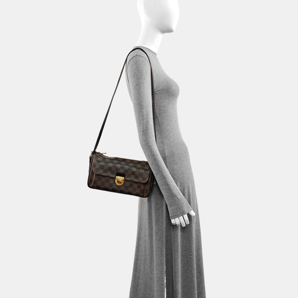 RAVELLO GM Damier Ebene Coated Canvas Brown