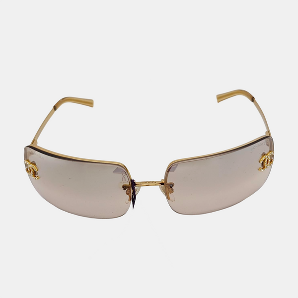 Metal Sunglasses Brown