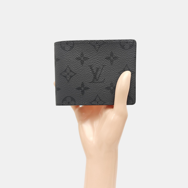SLENDER Monogram Coated Canvas Gray Wallet