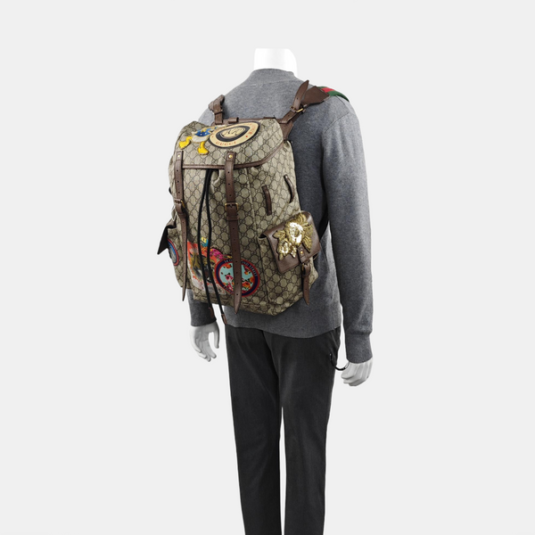 Disney X Gucci Monogram Coated Canvas Beige
