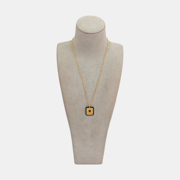 As De Coeur Metal Rose Gold Necklace