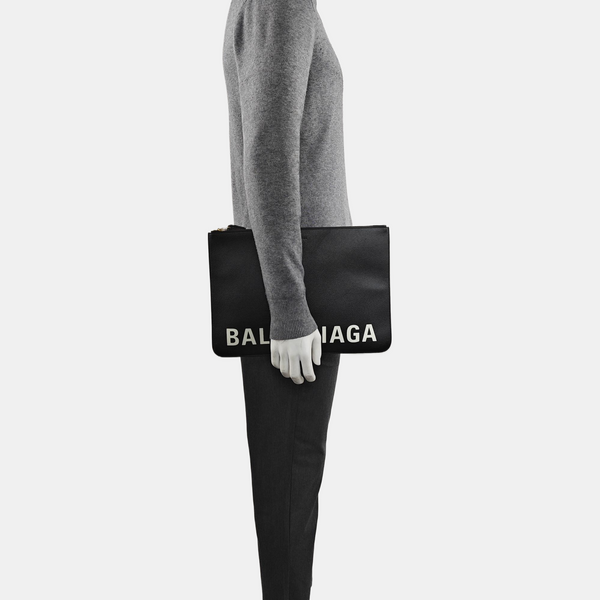 Calfskin Clutch Black