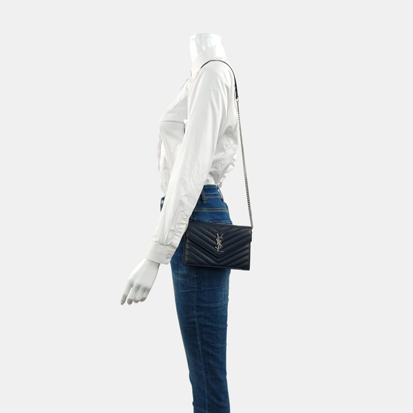 MONOGRAM WOC Quilted Calfskin Blue