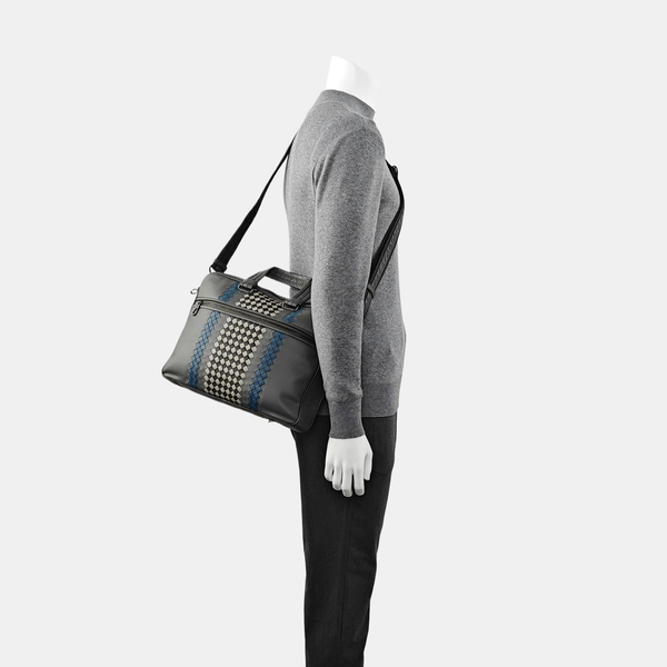 Calfskin Crossbody Bag Gray