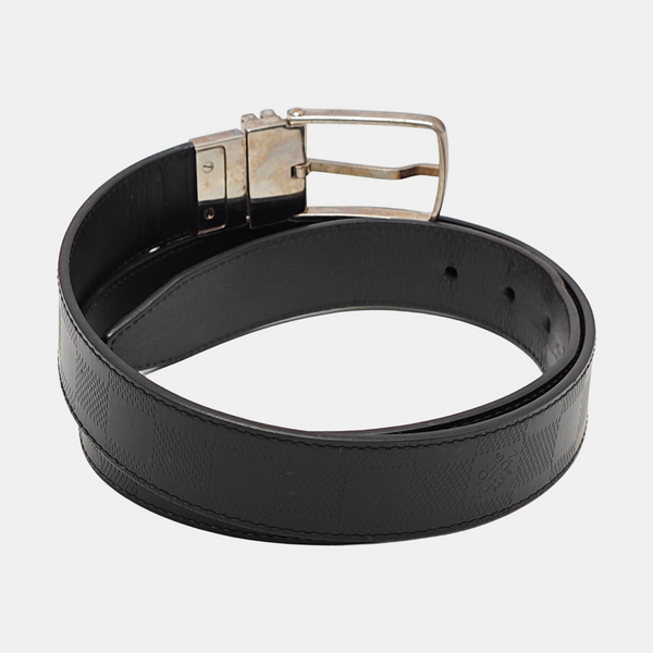 Coated Canvas Belt Black