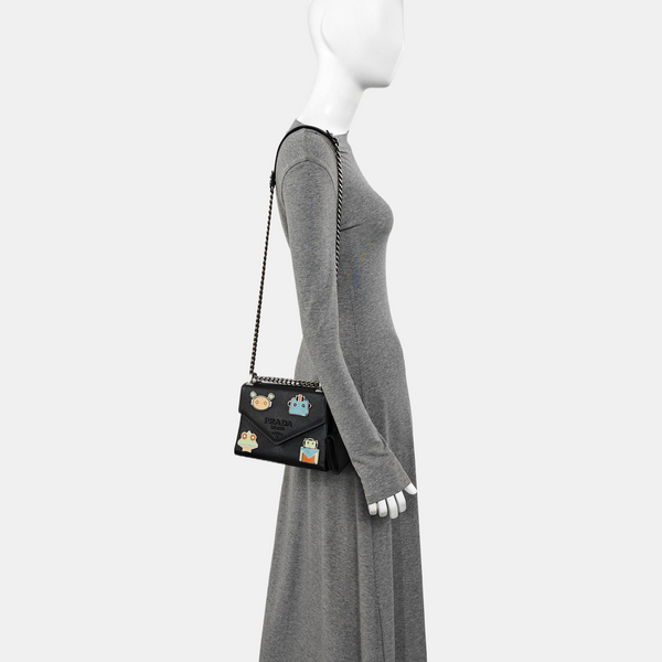 Monochrome Saffiano Calfskin Black
