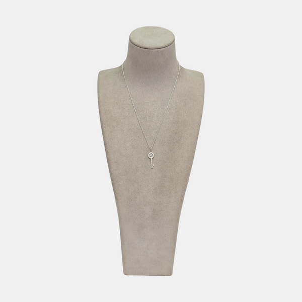 18k White Gold Silver Necklace