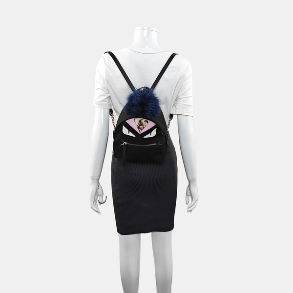 Authenticated pre-owned Monster Nylon Black - Backpack at Looply