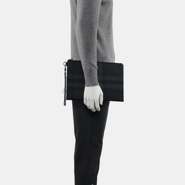 Large Coated Canvas Gray