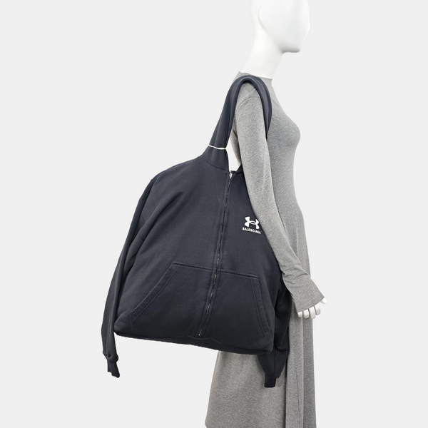 Fabric Shoulder Bag Black