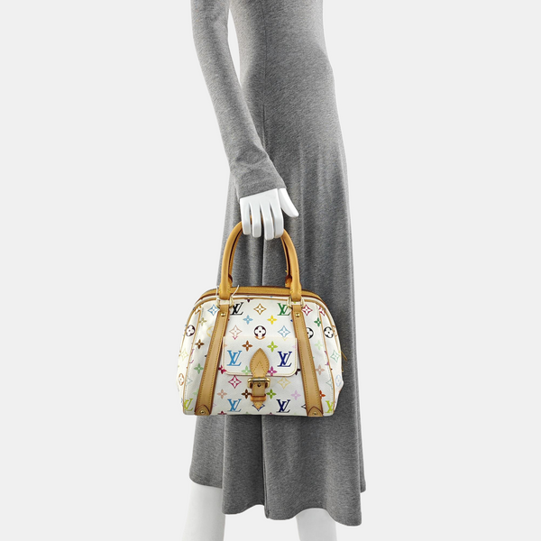 LV × TM PRISCILLA Monogram Coated Canvas White