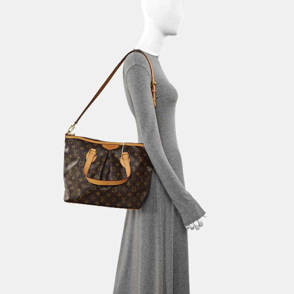 PALERMO PM Monogram Coated Canvas Brown