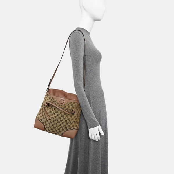 Jockey Monogram Canvas Beige