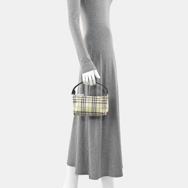 Fabric Top Handle Bag Multicolor